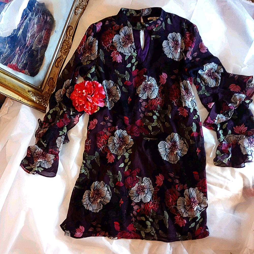 Gorgeous! Charlotte Russe ruffle sleeved dress lar